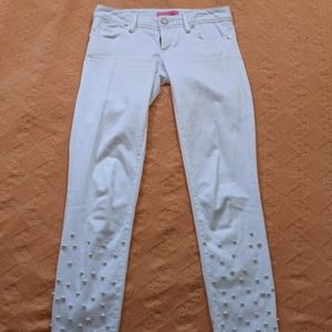 Lilly Pulitzer Pearl Detailed Jeans